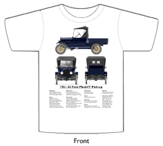 Ford Model T Pick-up 1921-25 T-shirt Front